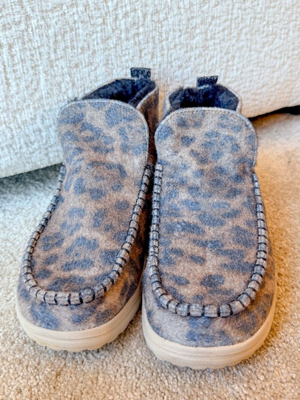 Hey Dude Helis Leopard Ankle Booties- Size 9